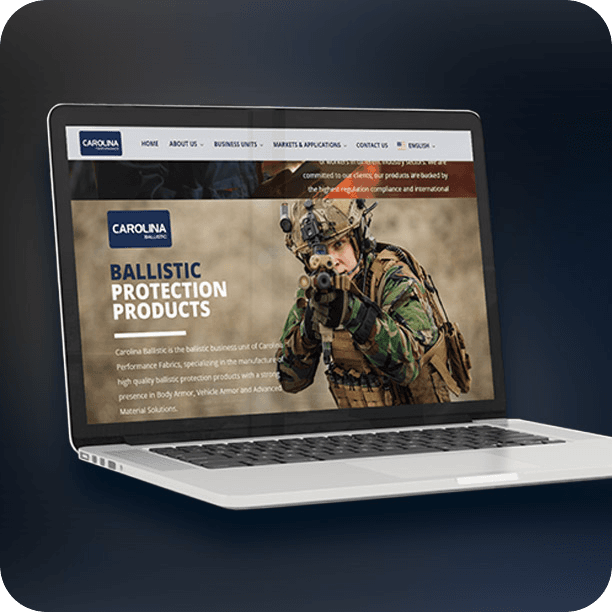 Sitio web industria B2B